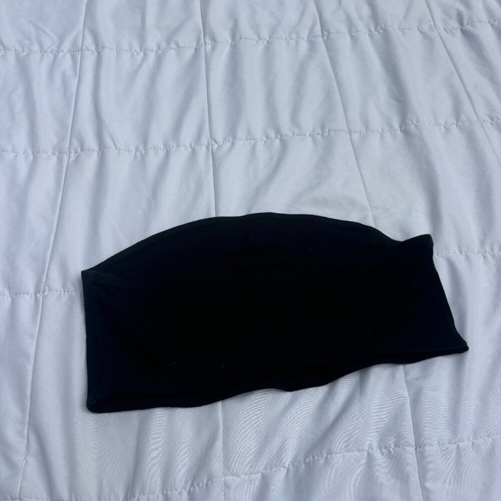 Women's black tube top